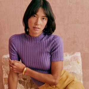 Sezane Edwin Jumper Amethyst - Size S